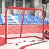 Hockey Goal Red and White 72"x28"x48" Polyester
