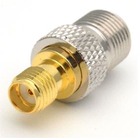 SMAKFK Coaxial RF Adapter Copper SMA Female To F Female High Frequency Adapter