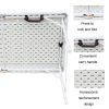 Multi-purpose outdoor folding 4ft casual picnic table game party table