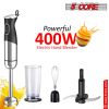 5Core 400W Immersion Hand Blender Multifunctional Electric 9 speed 2 accessories HB 1516