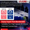 5 Core Ethernet Cable 3 Feet 1 Piece Blue Cat 6 Cord Premium RJ45 Internet Cable Cat6 Compatible w Cat 5 Cat 7 Cat 5e Network Cable -ET 3FT BLU