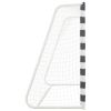 Soccer Goal 118.1"x63"x35.4" Metal Black and White