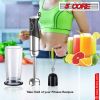 5Core 400W Immersion Hand Blender Multifunctional Electric 9 speed 2 accessories HB 1516