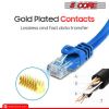 5 Core Ethernet Cable 3 Feet 1 Piece Blue Cat 6 Cord Premium RJ45 Internet Cable Cat6 Compatible w Cat 5 Cat 7 Cat 5e Network Cable -ET 3FT BLU