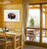 "Bear in the Mountains" by Andreas Lie, Ready to Hang Framed Print, White Frame