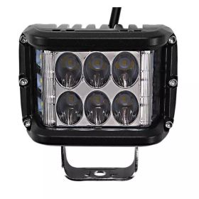 Motorcycle side flash 36W work light (Option: 36W Blue 8pcs)