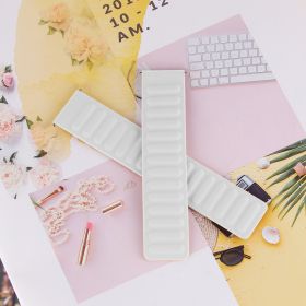 Smart Watch Strap Magnetic Return Ring Silicone (Option: White-22mm)