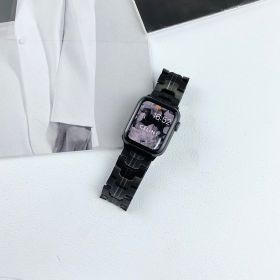 Iron Man Stainless Steel Watch Strap (Option: Black-42to44to45mm)