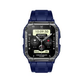 Smartwatch 1.95 Screen Bluetooth Talk Compass (Option: Dark Blue-usb)