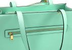 MAYA COLLECTION TENNIS TOTE FOR TWO RACQUETS WITH BOTTLE;  CAN AND KEY HOLDERS