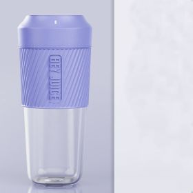 Portable Blender Juicer Household Fruit Mixer Cup Wireless Juicer Mini Cup Portable Blendjet (Color: PURPLE)